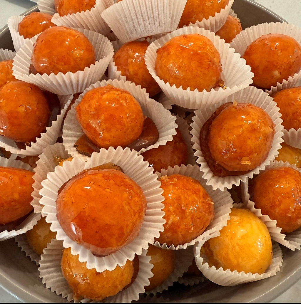 Coquitos cubanos acaramelados