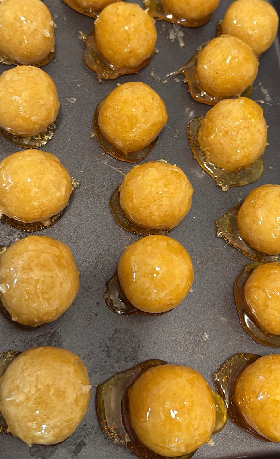 Coquitos cubanos acaramelados